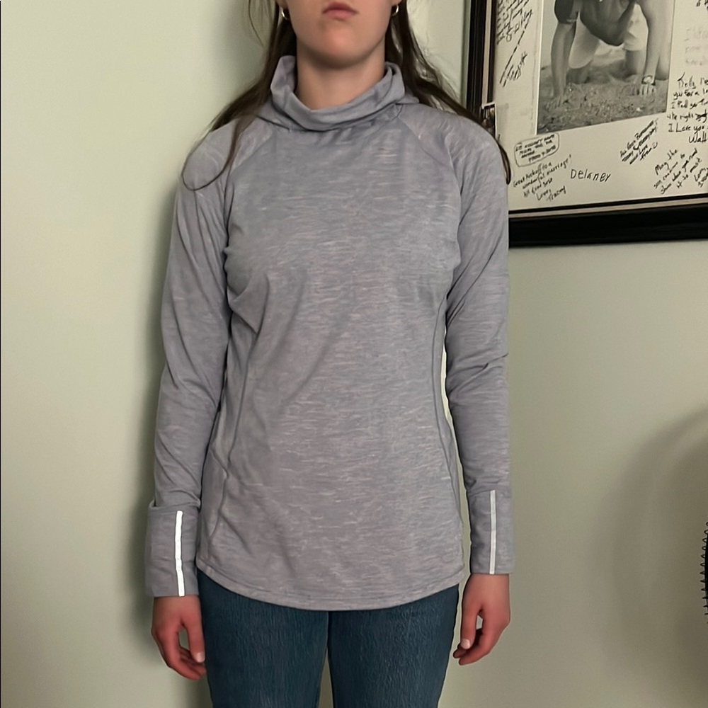Performance Winter Running  Turtleneck Top with Hood (New Balance)